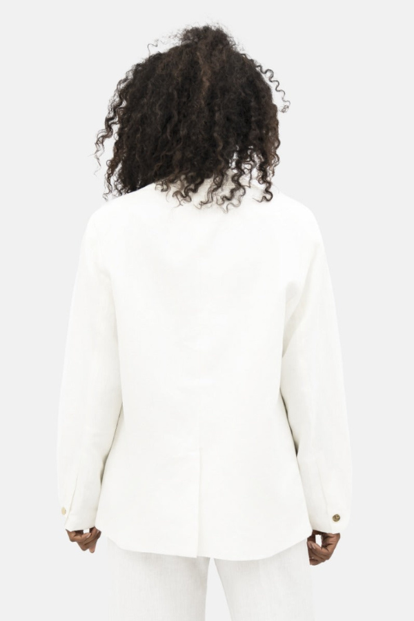 Havana HAV Oversized Blazer In Porcelain