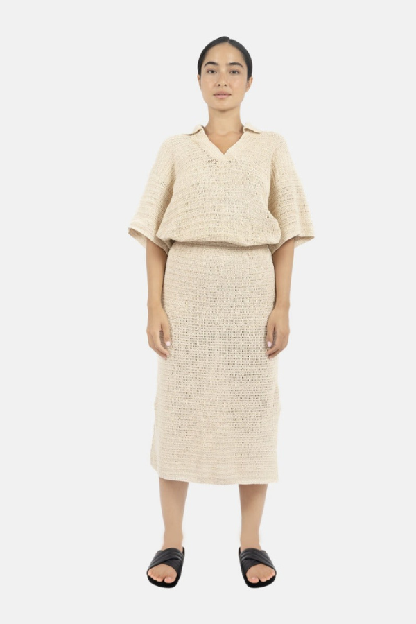 Sedona Crochet Skirt In Natural