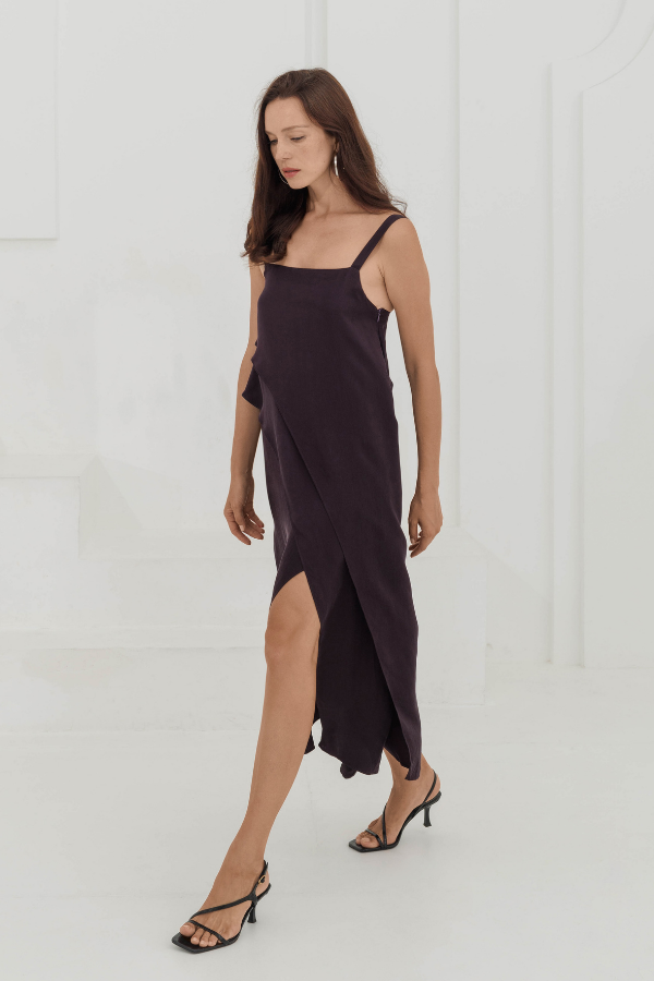 Alex Dress In Plum