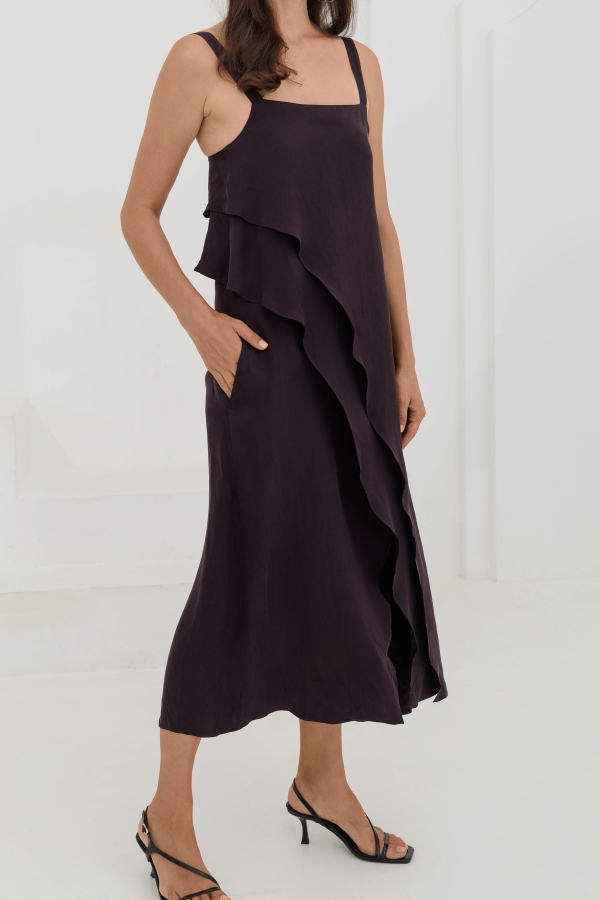 Alex Dress In Plum
