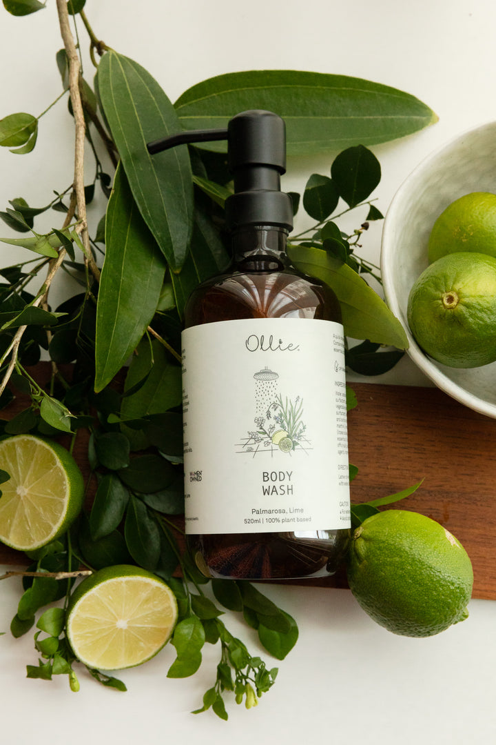 Body Wash In Palmarosa & Lime
