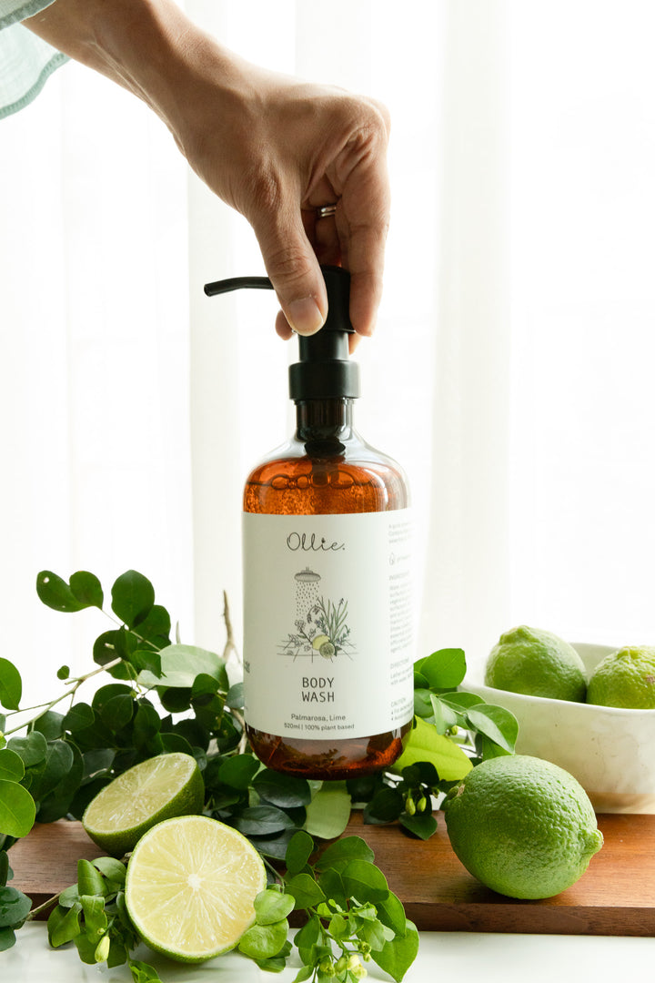 Body Wash In Palmarosa & Lime