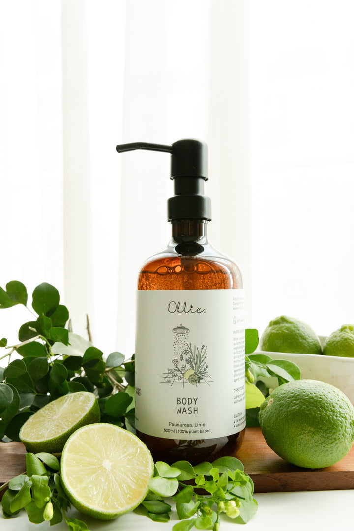 Body Wash In Palmarosa & Lime