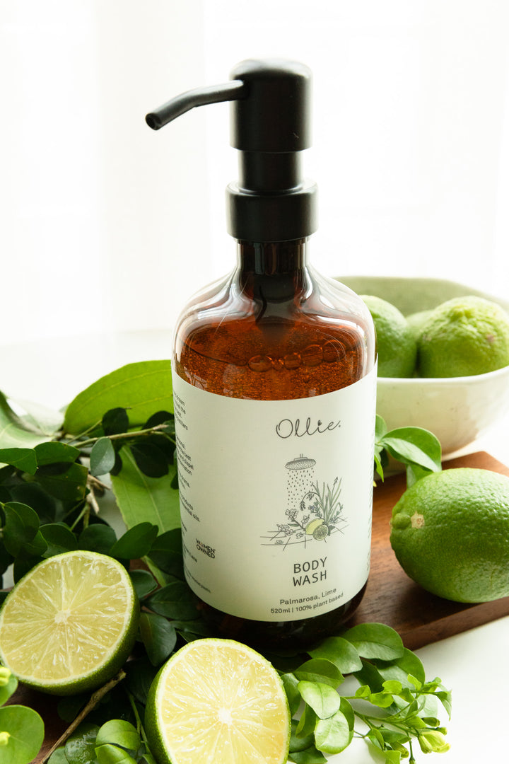 Body Wash In Palmarosa & Lime