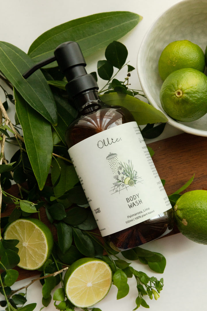 Body Wash In Palmarosa & Lime