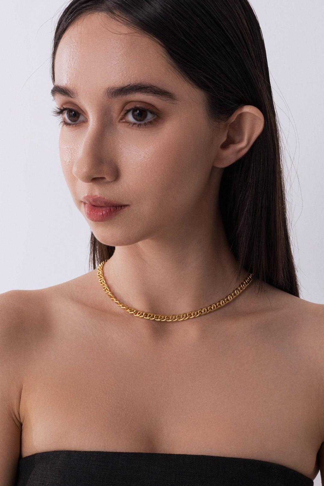 Los Angeles Necklace In Gold