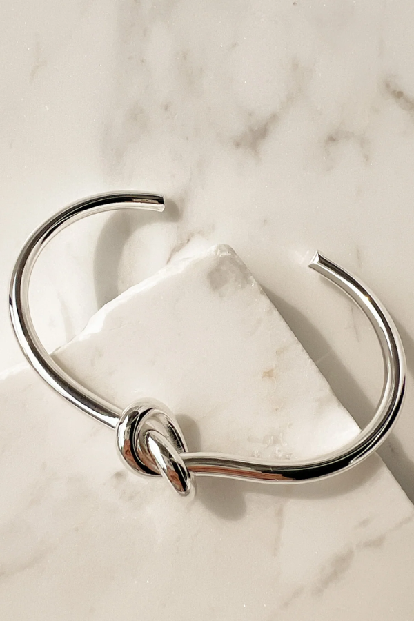 Whitney Silver Bangle