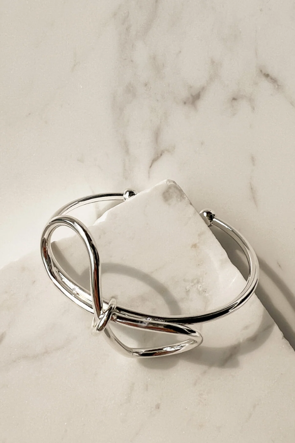 Blondie Silver Bangle