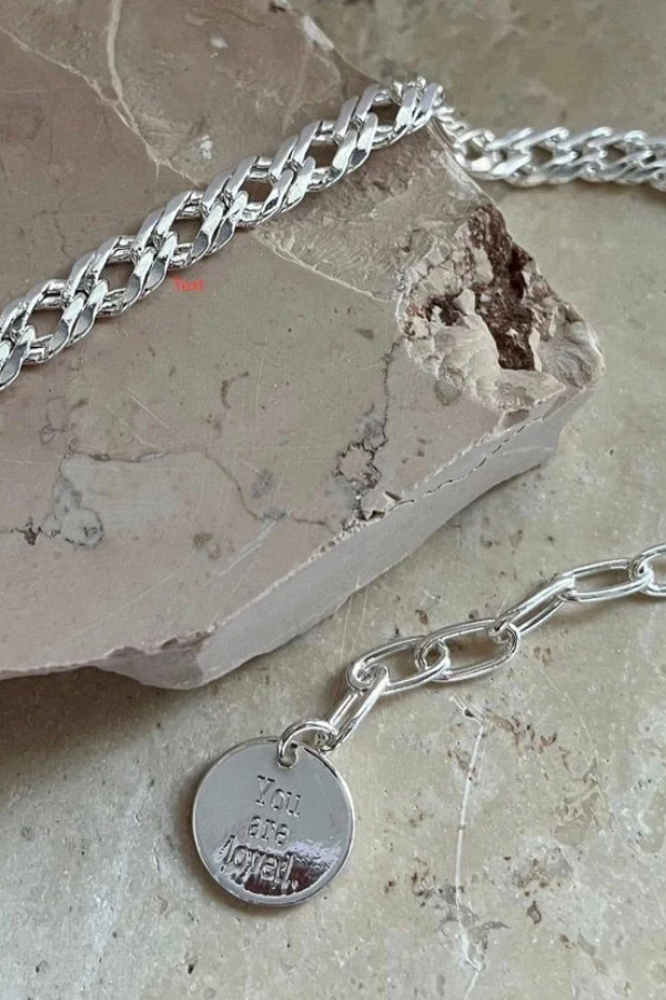 Jade Silver Necklace