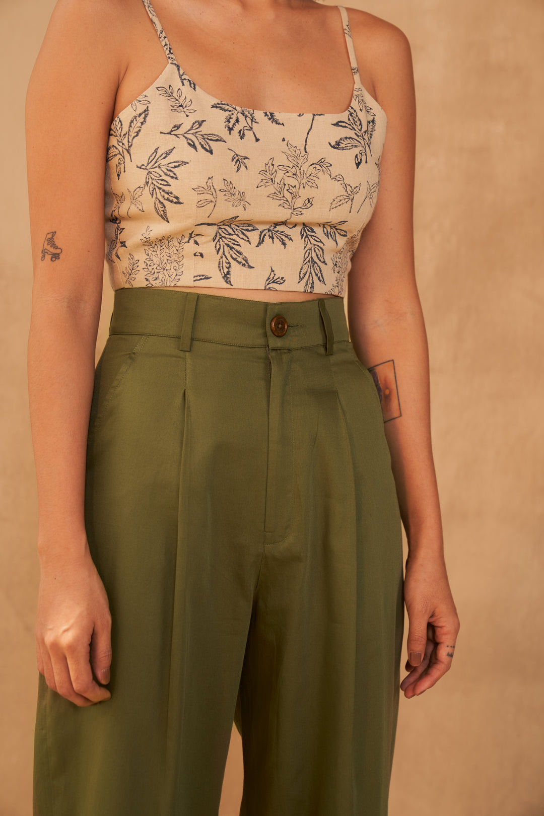 Leafy begginngs Organic Cotton trousers