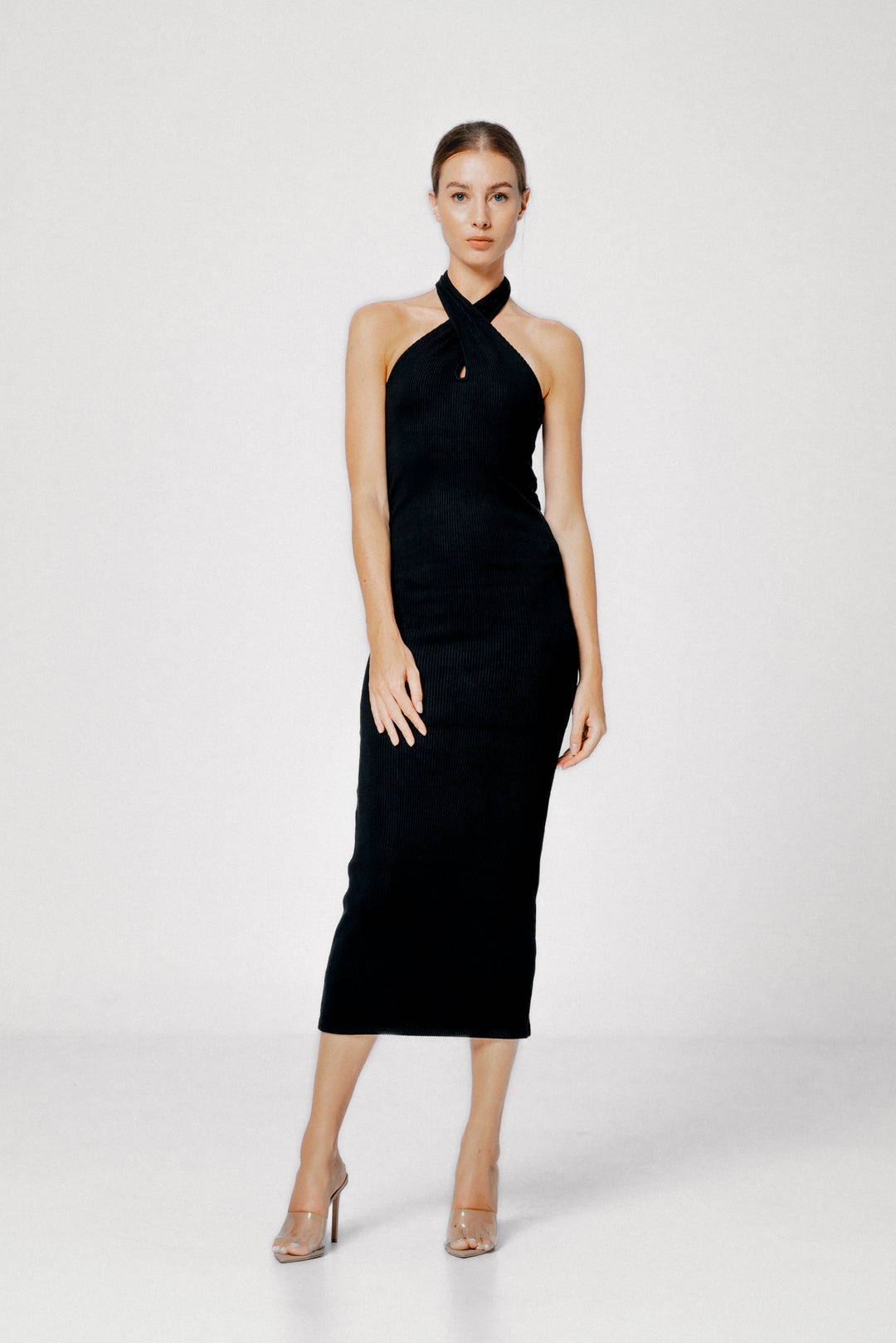 Lozza Halter Neck Maxi Dress