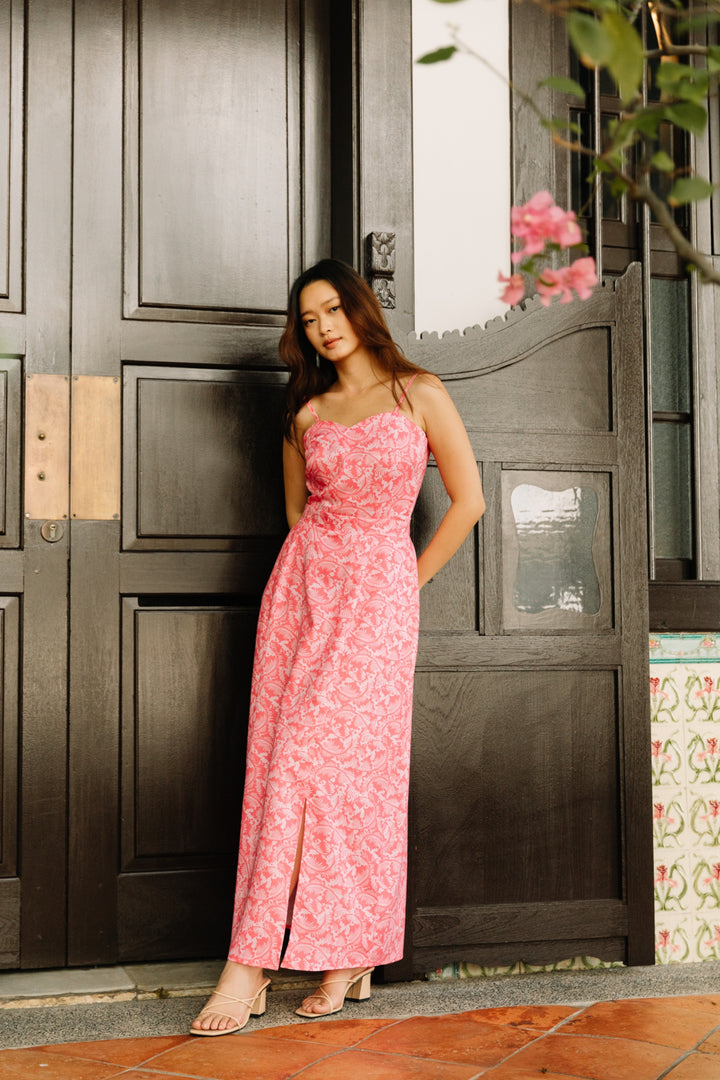 Cruise Dress in Pink Arabesque