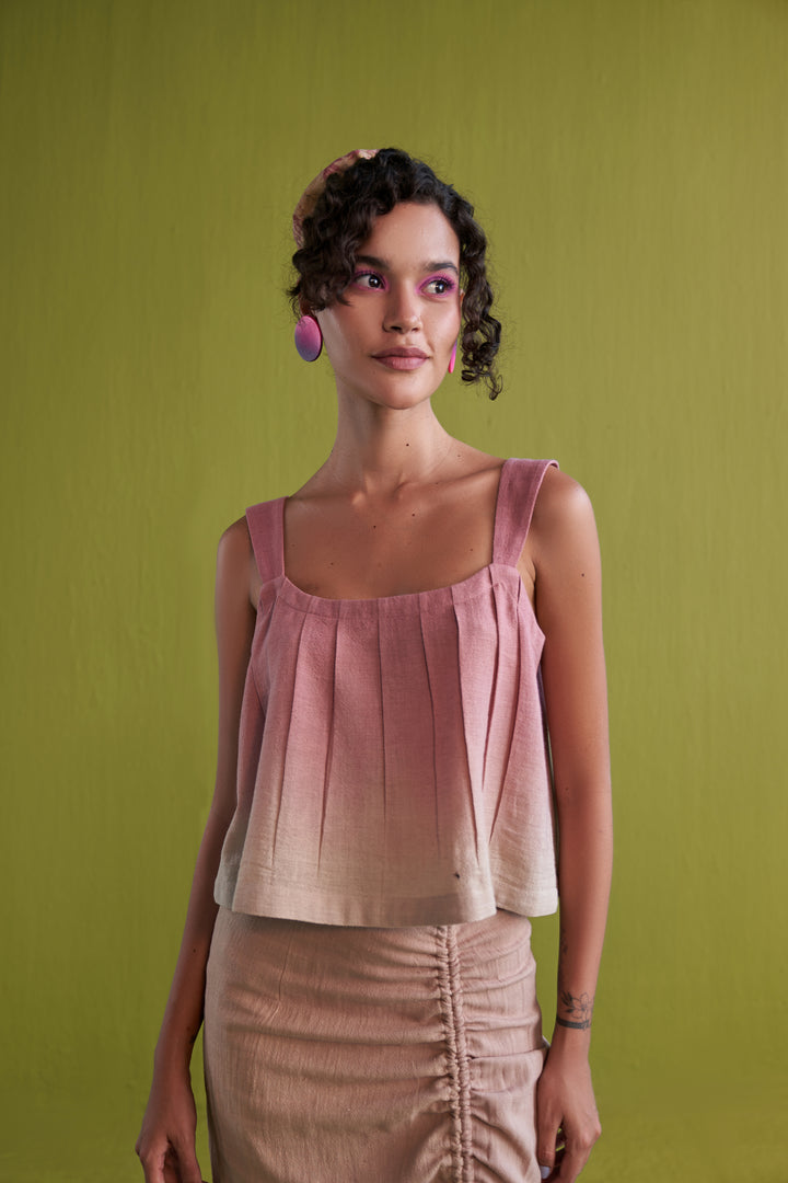 Pink Paradise Organic Cotton Crop Top