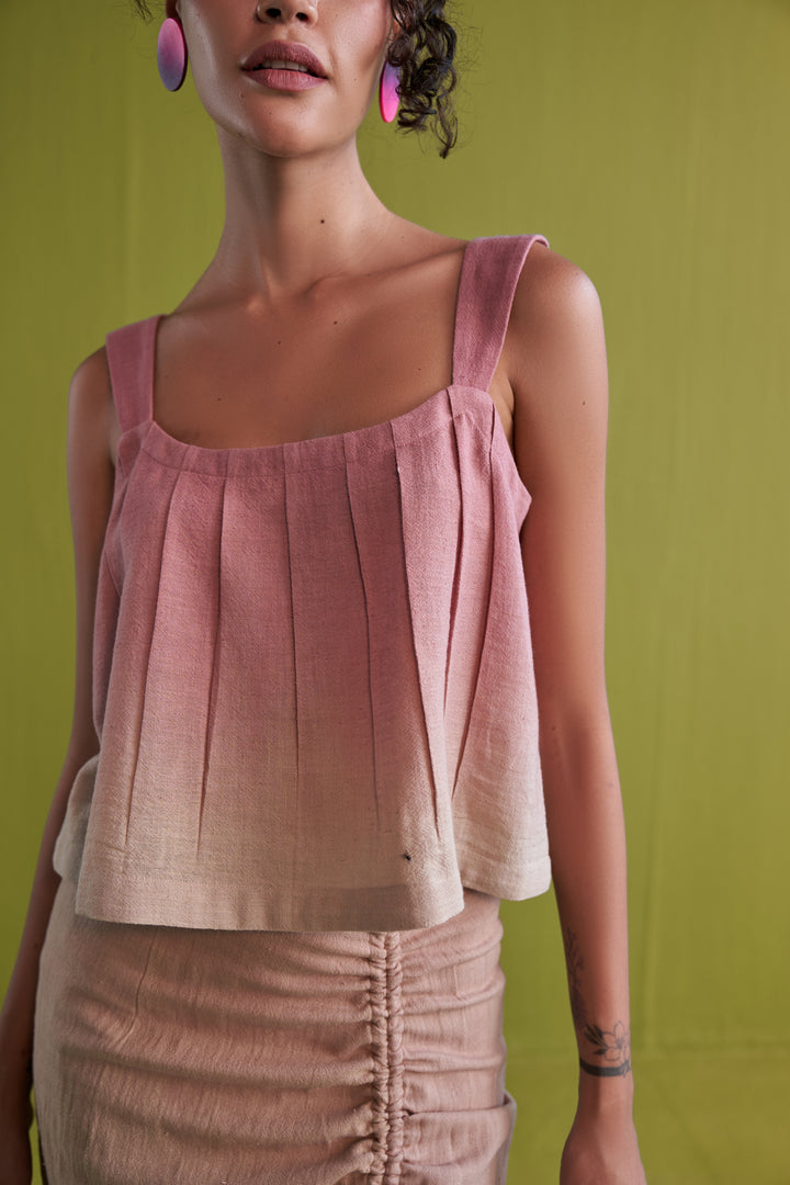 Pink Paradise Organic Cotton Crop Top