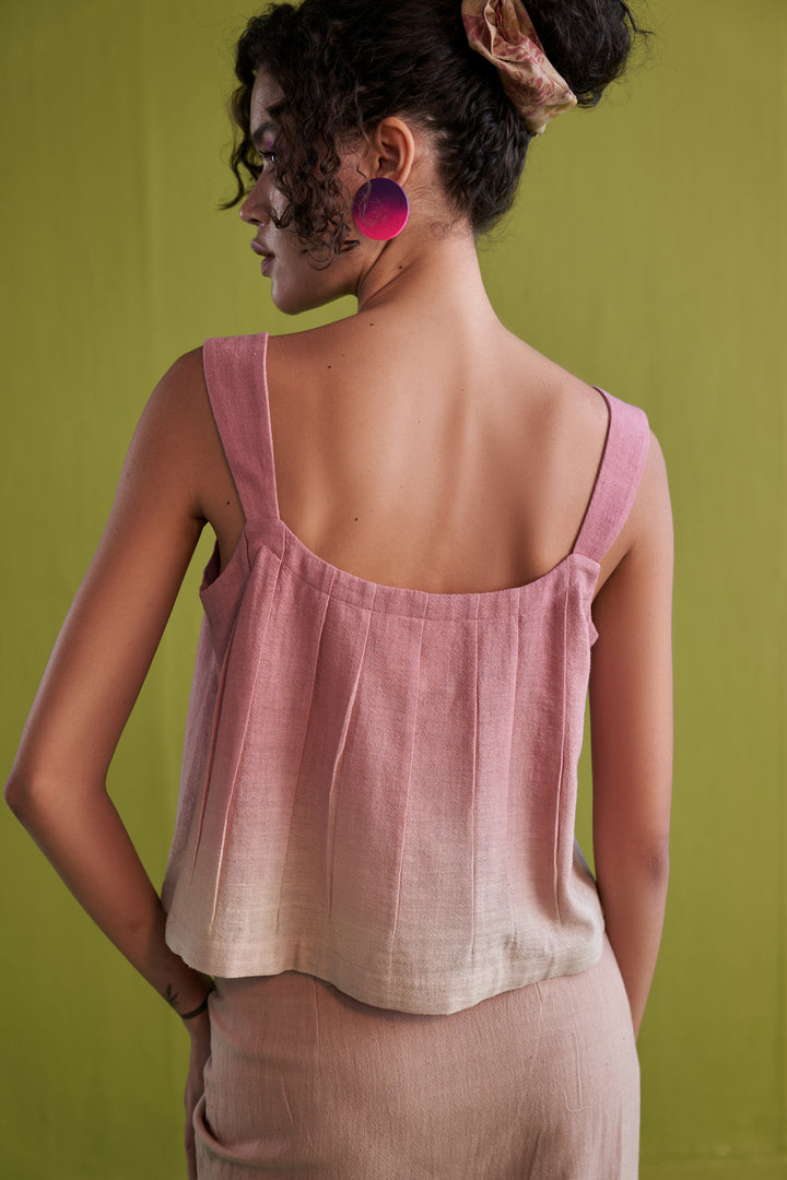 Pink Paradise Organic Cotton Crop Top