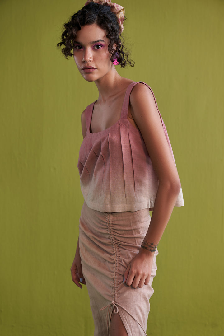 Pink Paradise Organic Cotton Crop Top