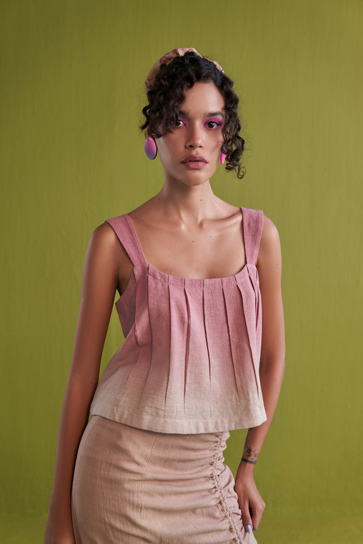 Pink Paradise Organic Cotton Crop Top
