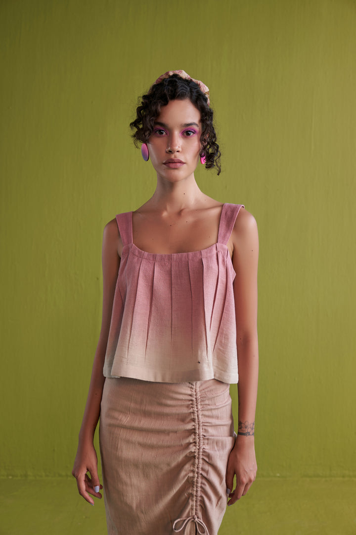 Pink Paradise Organic Cotton Crop Top