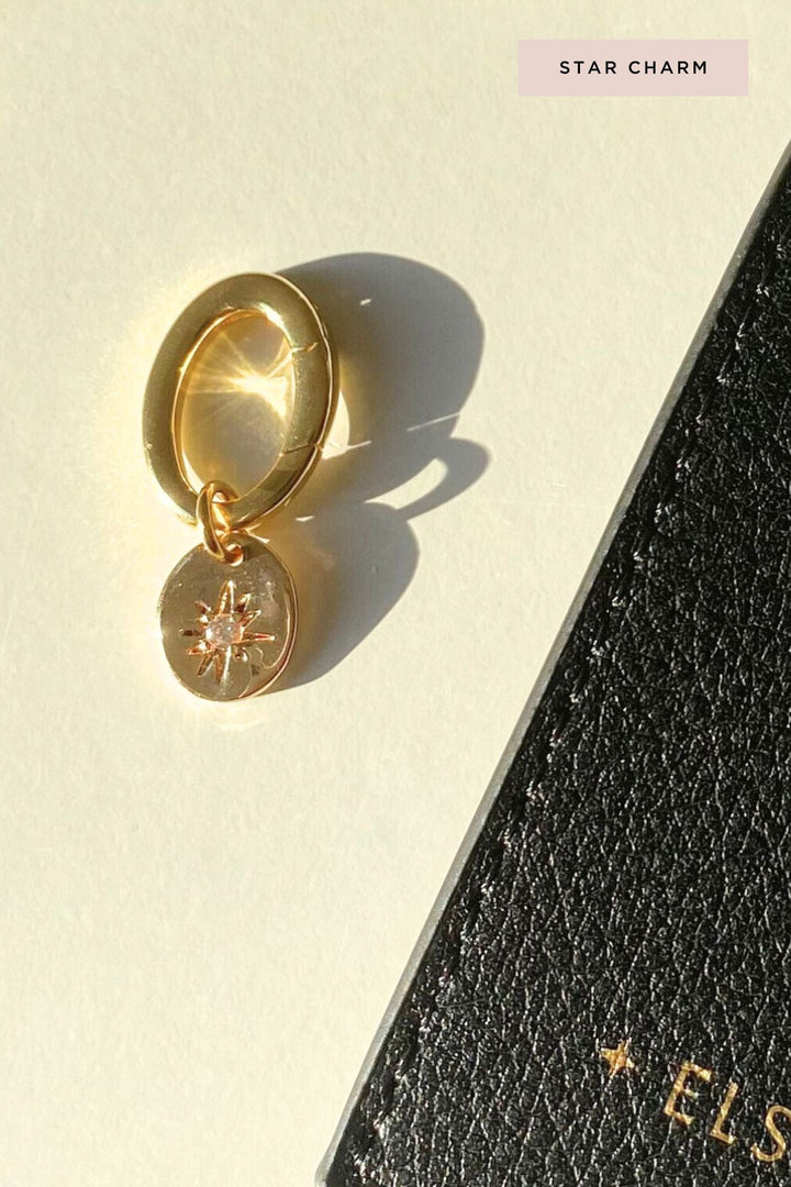 Gold Star Bag Charm