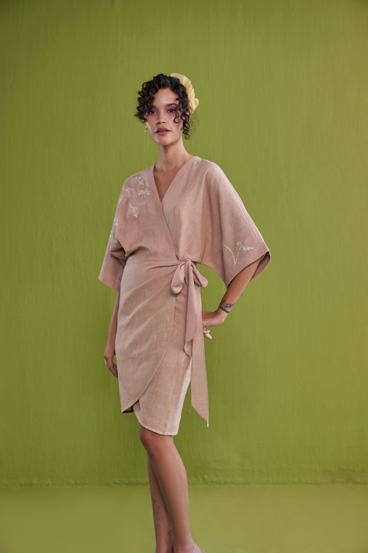 Summer Soul Organic Cotton Wrap Dress