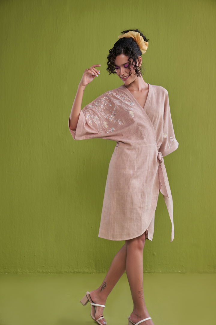 Summer Soul Organic Cotton Wrap Dress