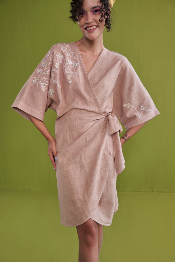 Summer Soul Organic Cotton Wrap Dress