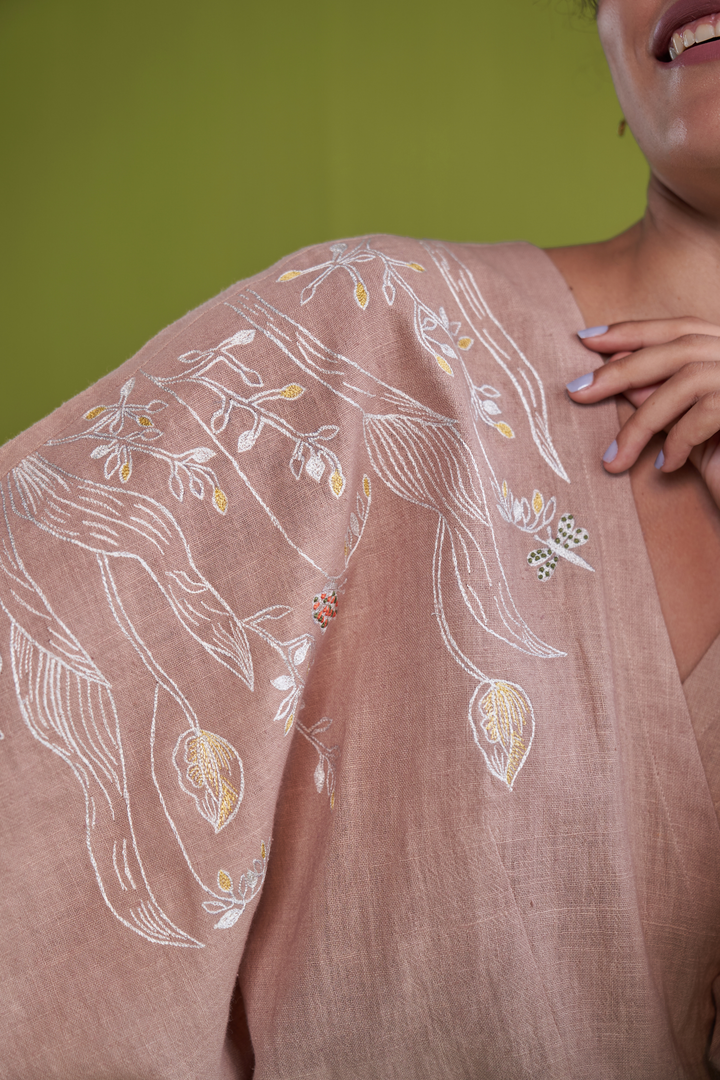Summer Soul Organic Cotton Wrap Dress