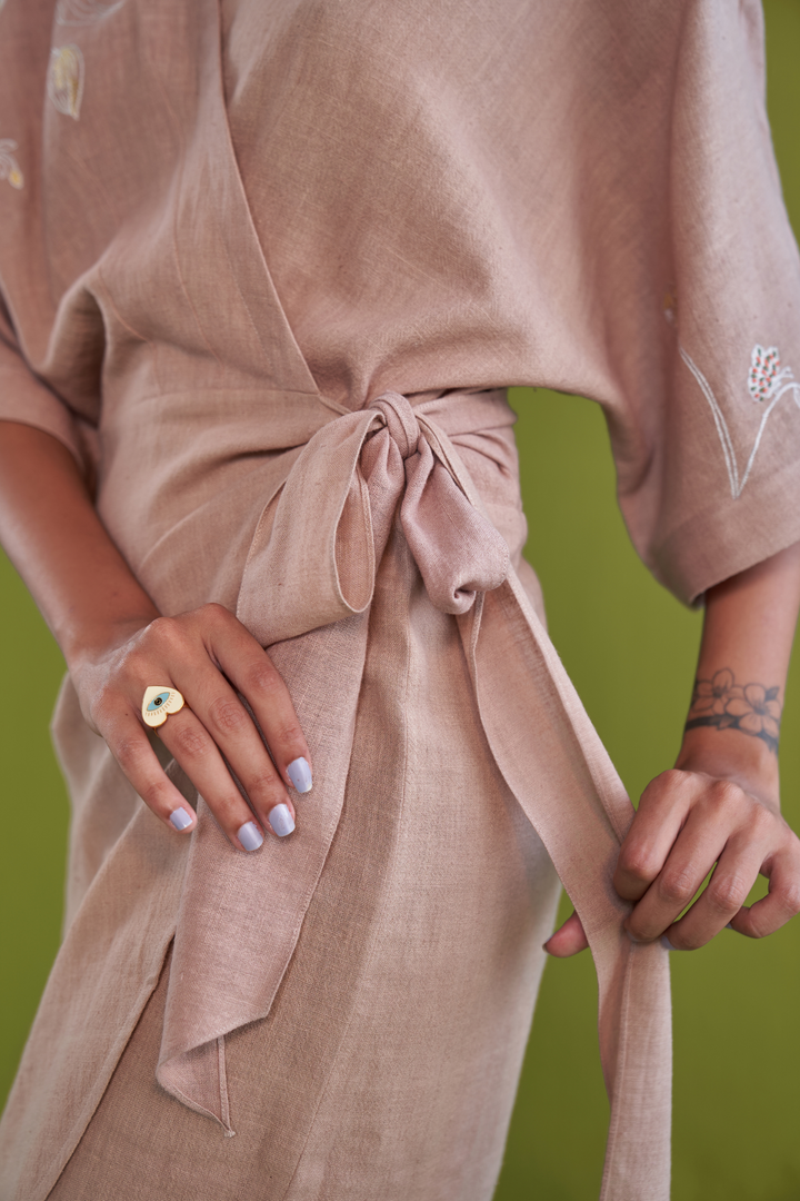 Summer Soul Organic Cotton Wrap Dress