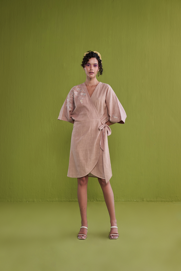 Summer Soul Organic Cotton Wrap Dress