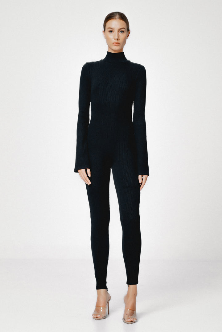 Tina Turtleneck Enviro Rib Catsuit