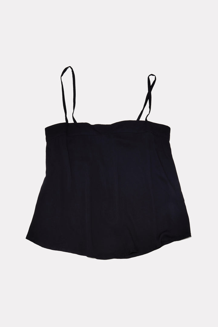 Claris Satin Viscose Cami In Black