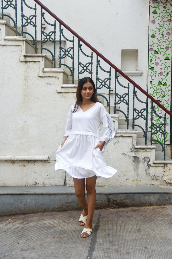 Diya White Dress