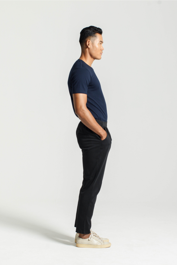 Crew T-shirt in Navy