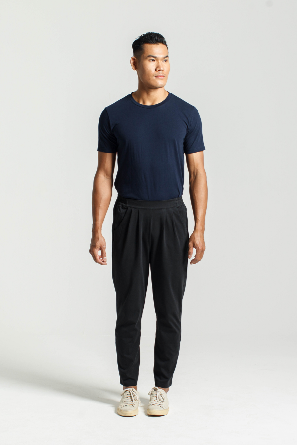 Crew T-shirt in Navy