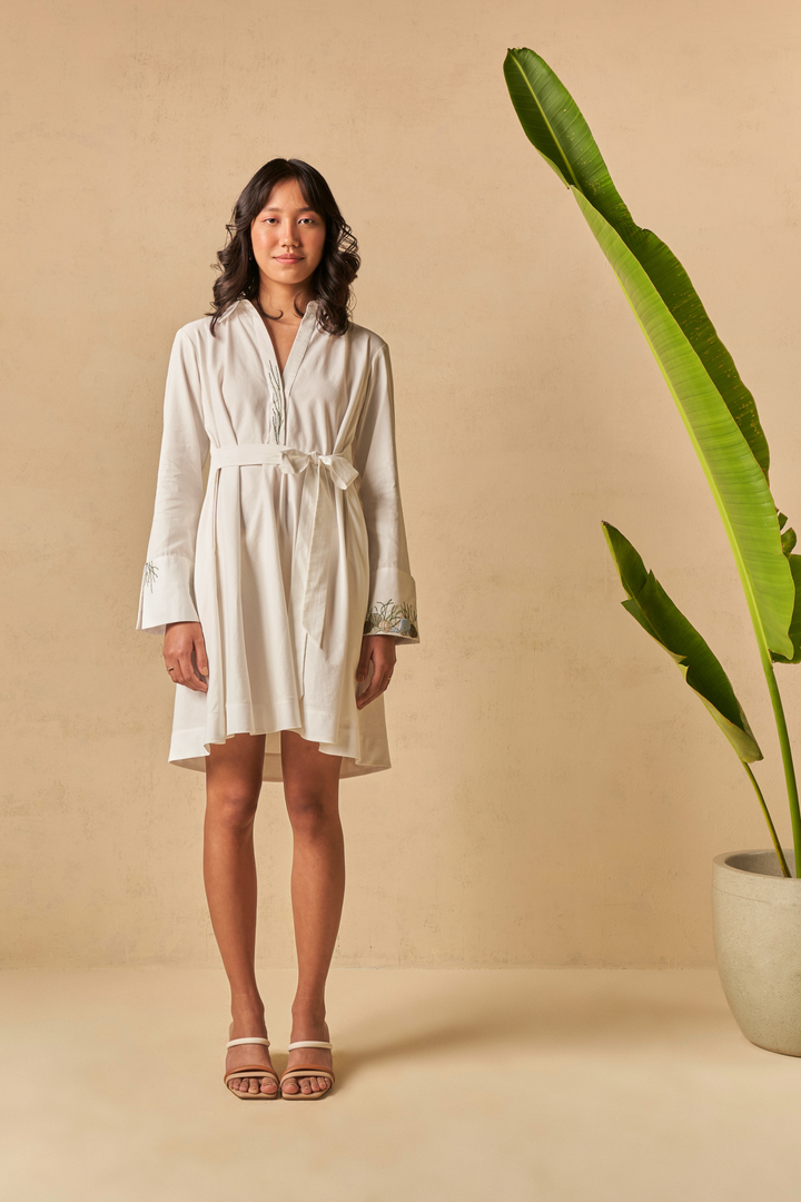 Breezy Ocean Cotton Dress