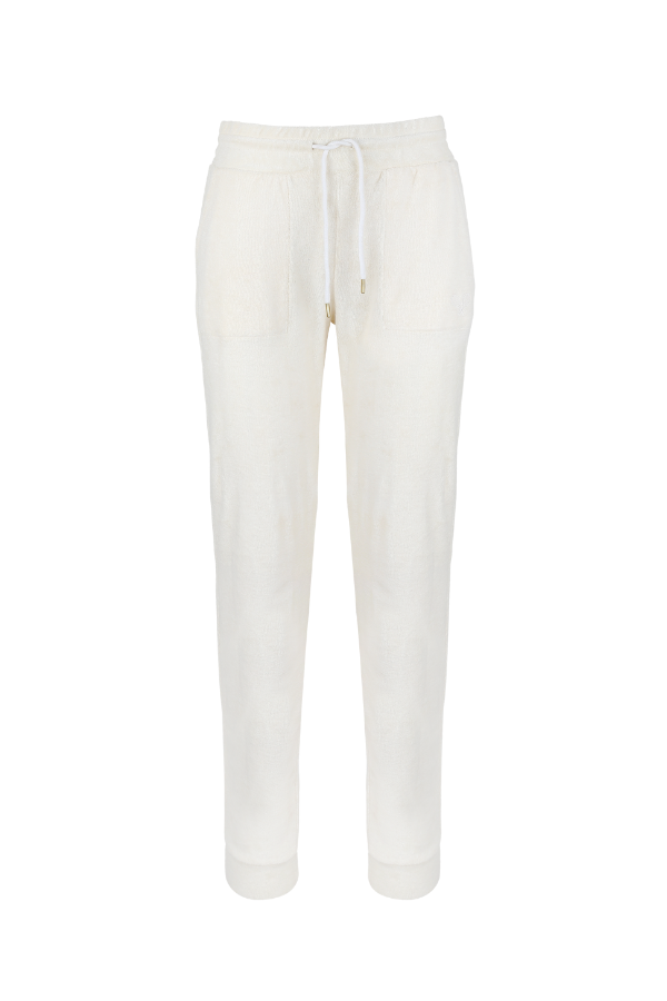 Towel Boy Jogger in White