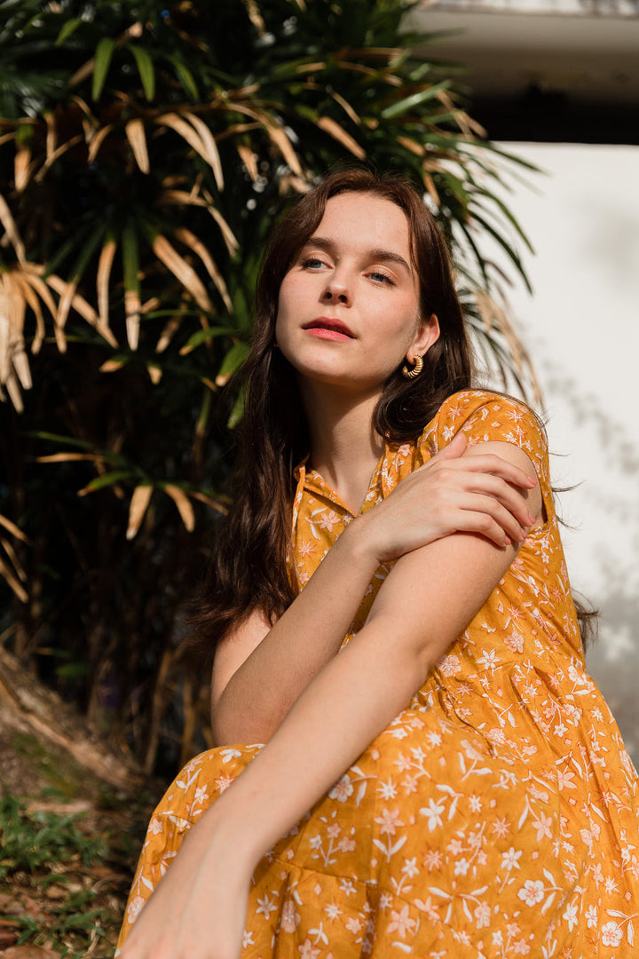 Arin Dress in Gold