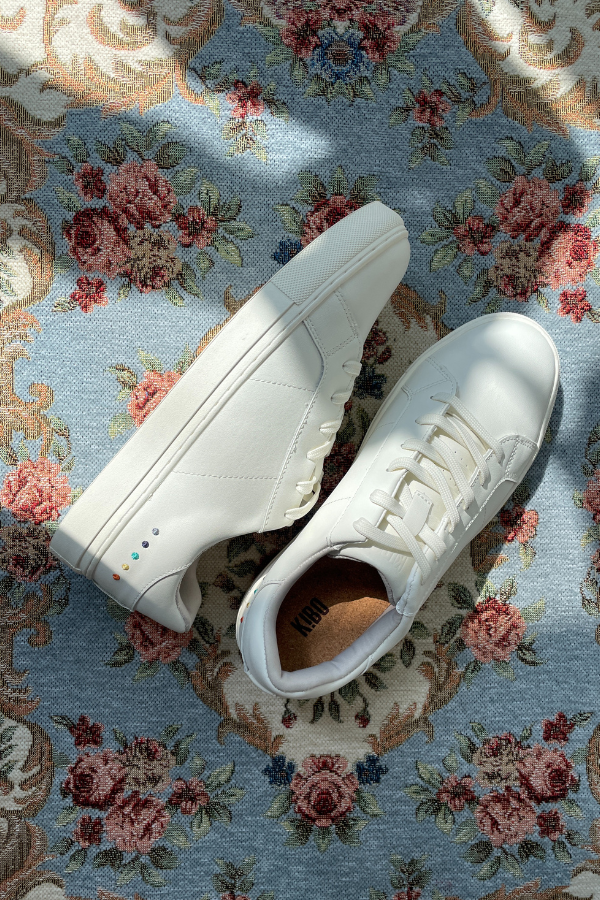Avril Leather Trainers