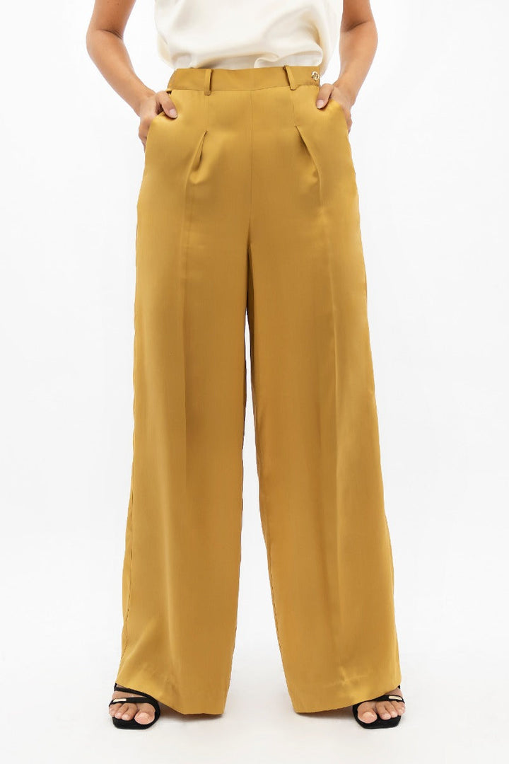 Branson BKG Wide Leg Pants In Mimosa