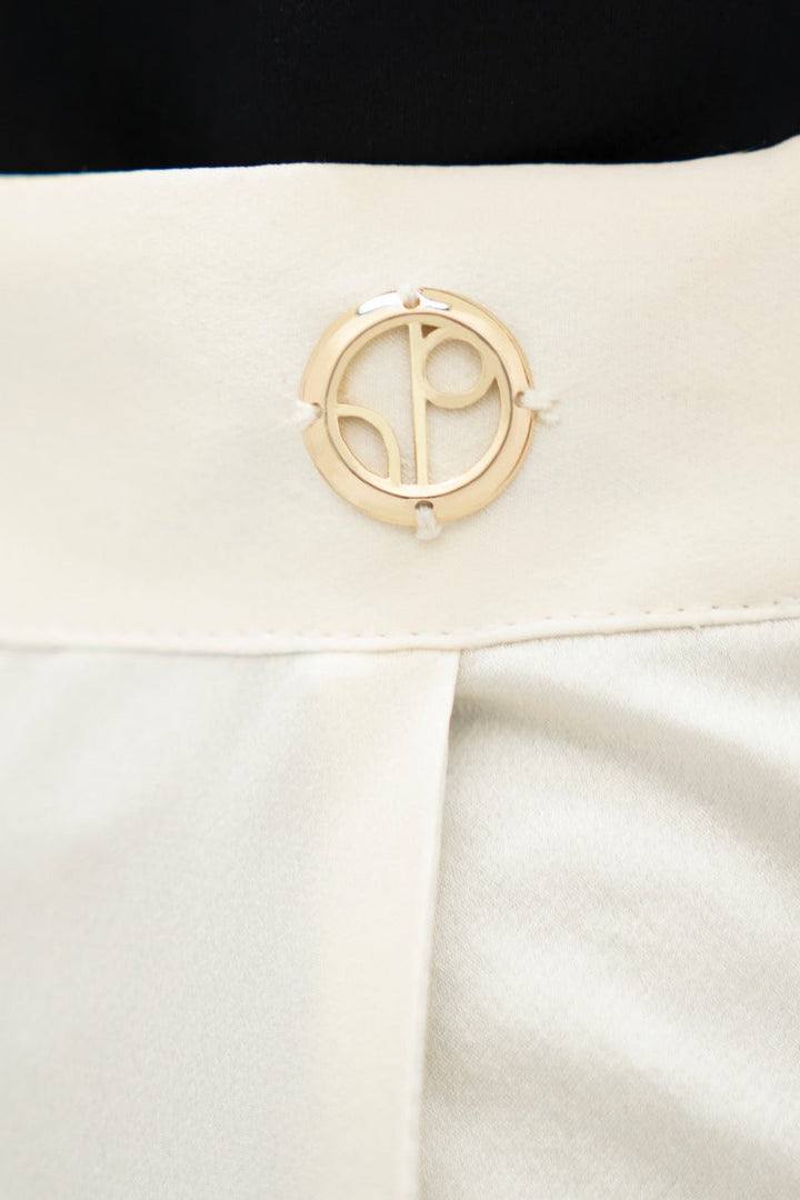 Branson BKG Wide Leg Pants In Pearl