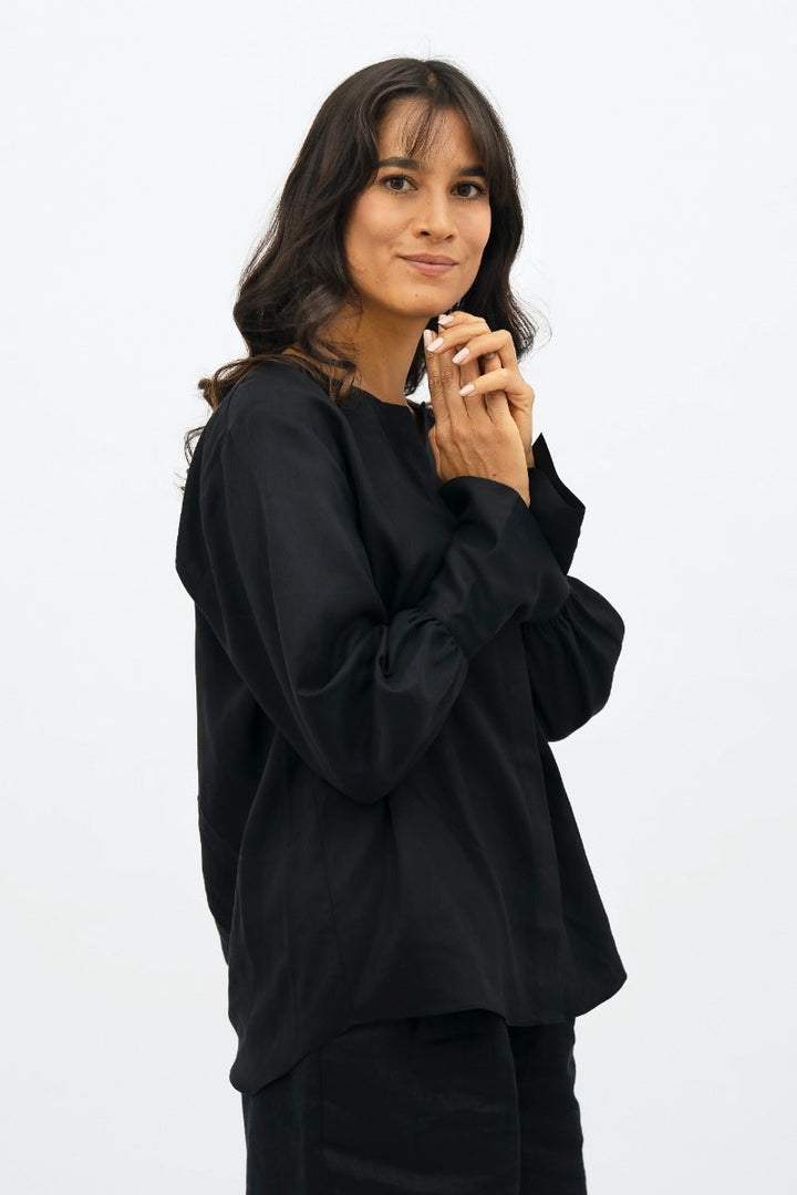 Cap Ferret Long Sleeves Shirt In Licorice