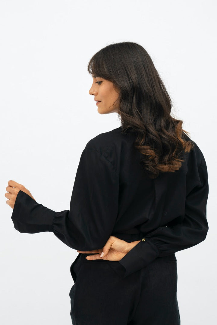 Cap Ferret Long Sleeves Shirt In Licorice