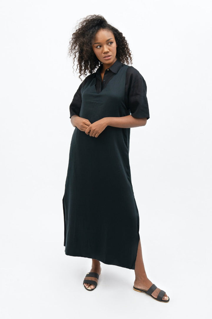 Capri Maxi Dress In Licorice