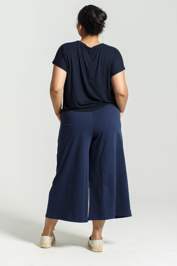 Culottes in Navy