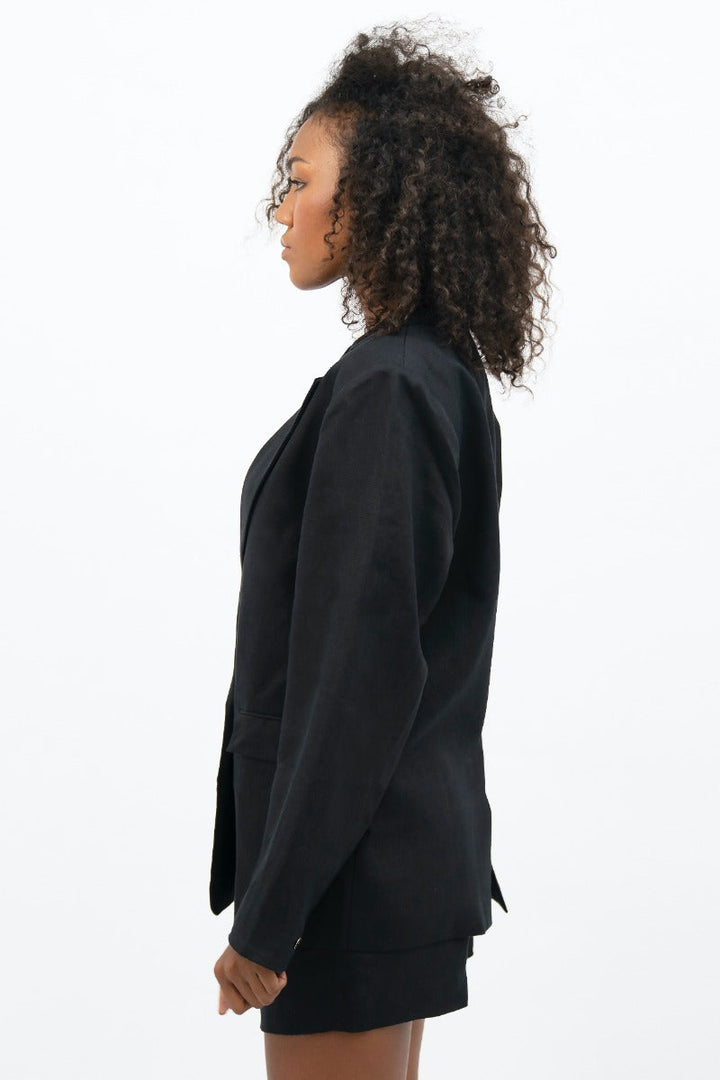 Havana HAV Oversized Blazer In Licorice