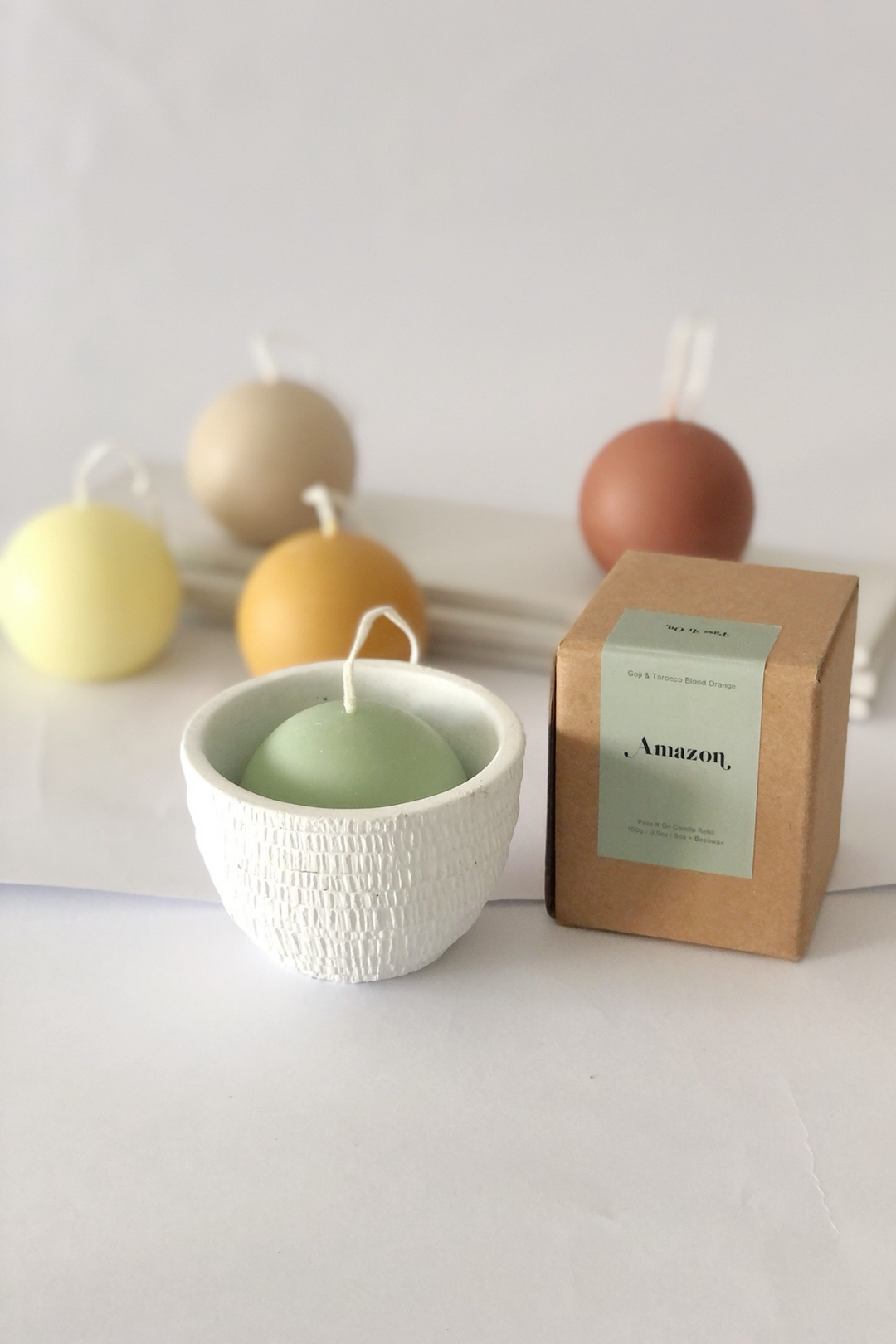 Pass It On Candle Refill in Amazon (Goji & Tarocco Blood Orange), available on ZERRIN