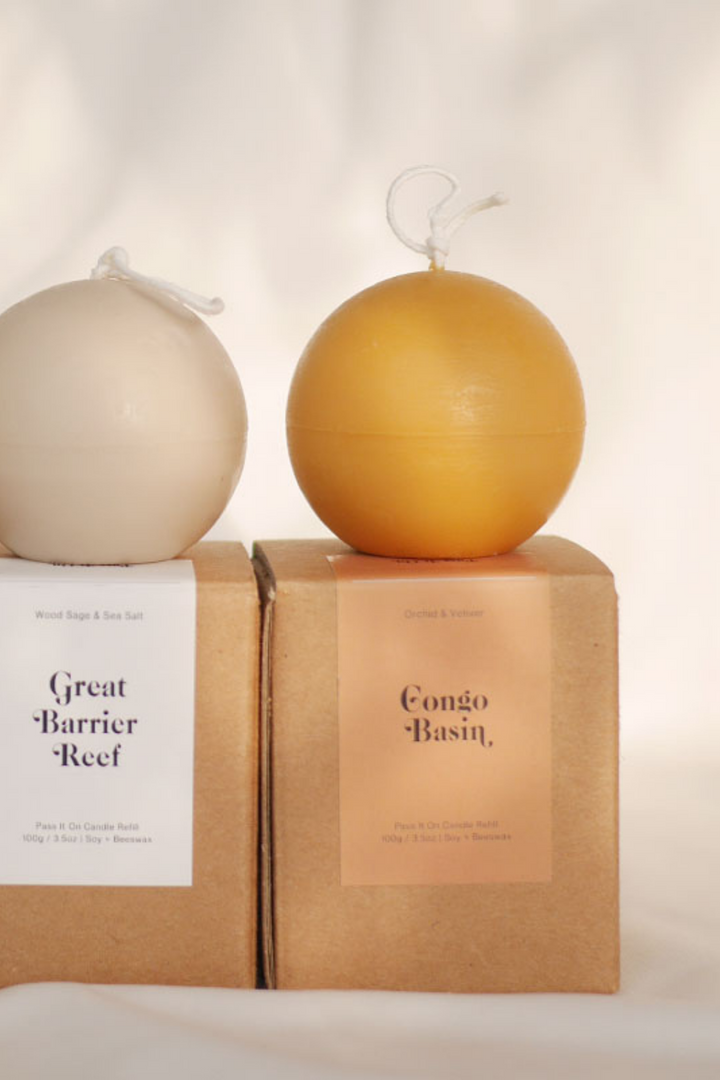 Pass It On Candle Refill in Congo Basin (Orchid & Vetiver), available on ZERRIN