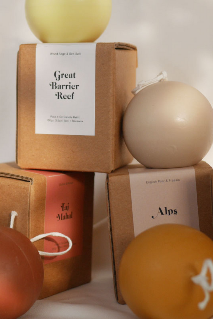 Pass It On Candle Refill in Great Barrier Reef (Wood Sage & Sea Salt), available on ZERRIN