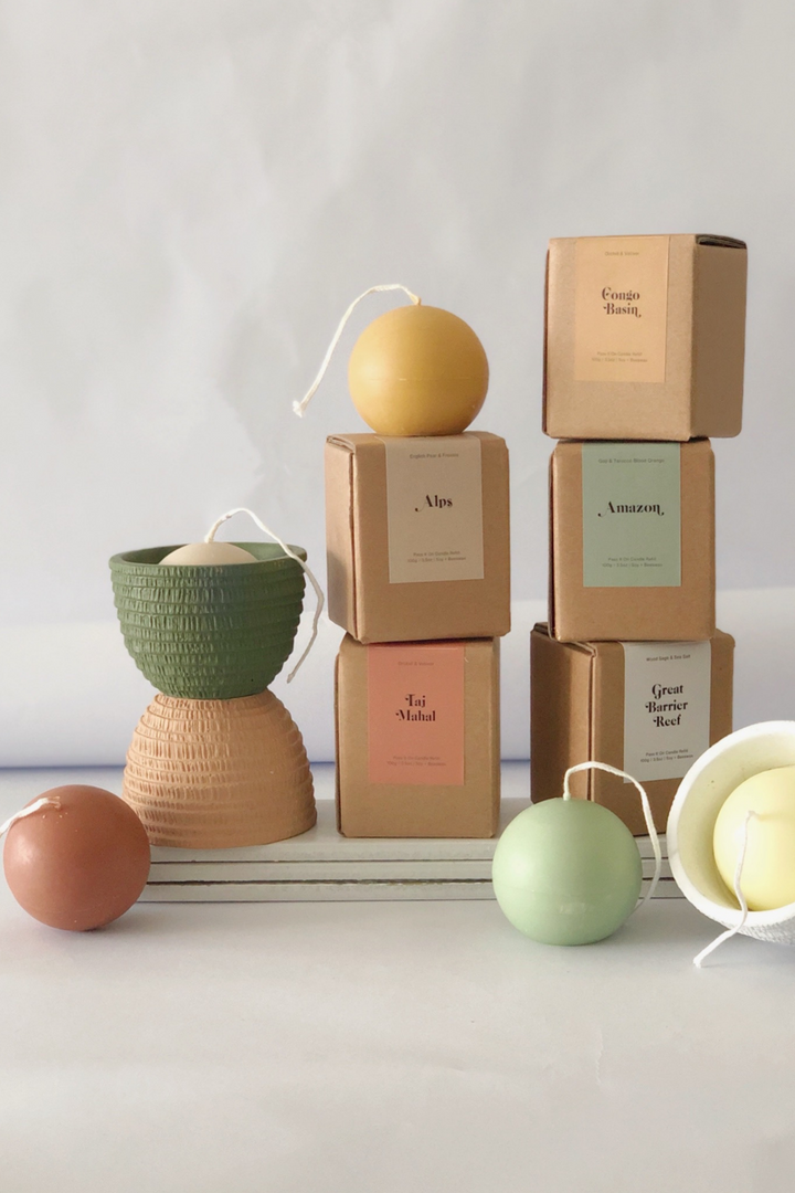 Pass It On Candle Refill in Taj Mahal (White Tea & Ginger), available on ZERRIN