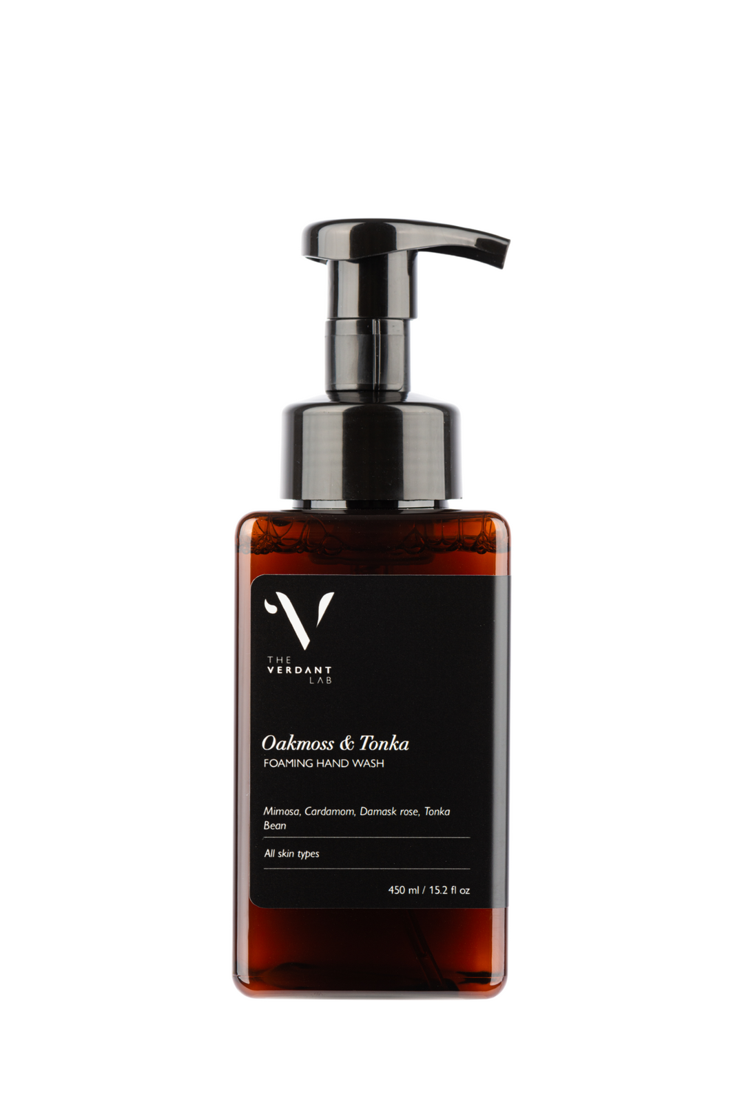The Verdant Lab Foaming Hand Wash in OakMoss & Tonka, available on ZERRIN